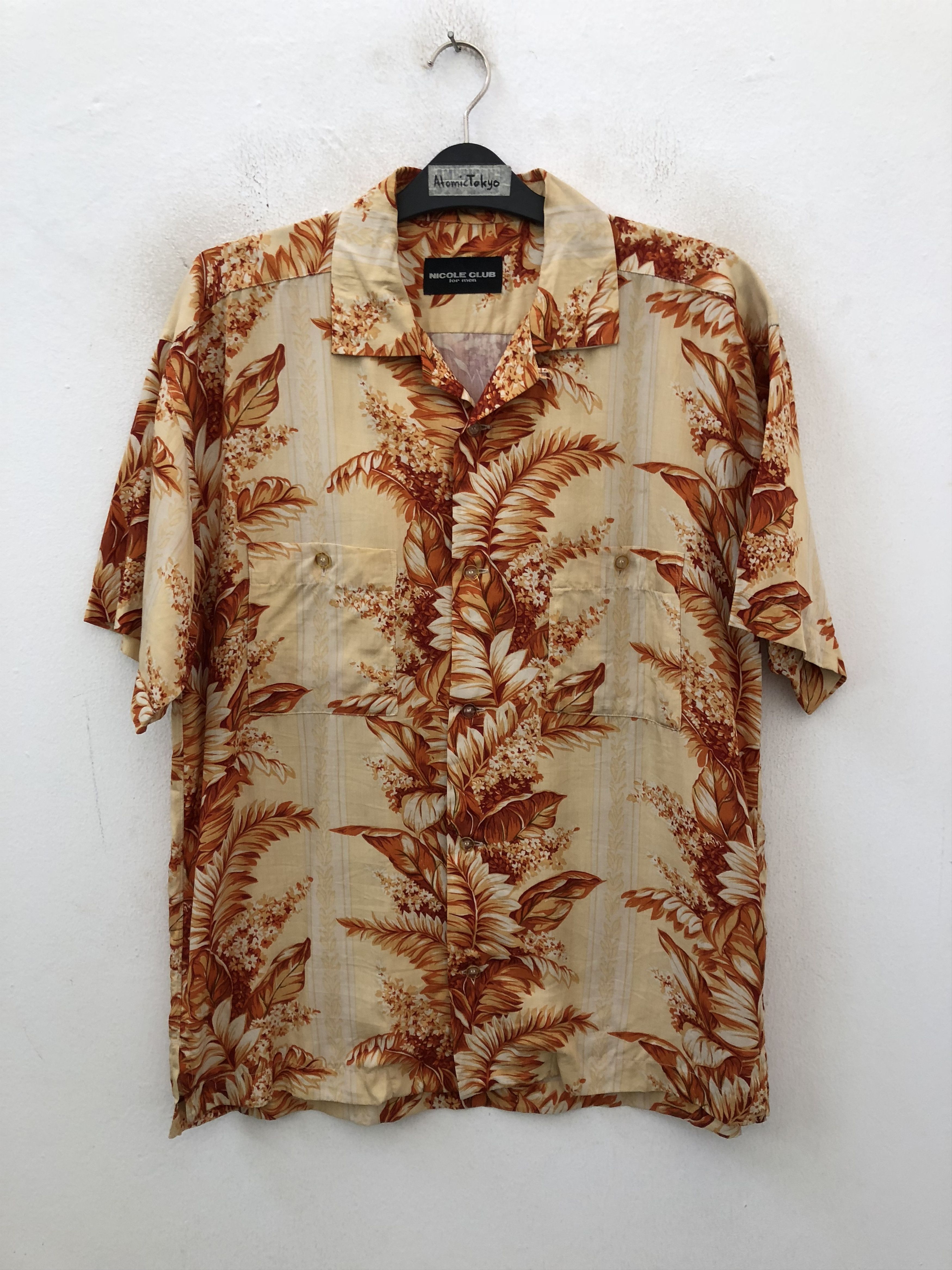 Japanese Brand × Matsuda Nicole Club For Men Japan Border Floral Flower 100% Rayon Size US L / EU 52-54 / 3 - 3 Thumbnail