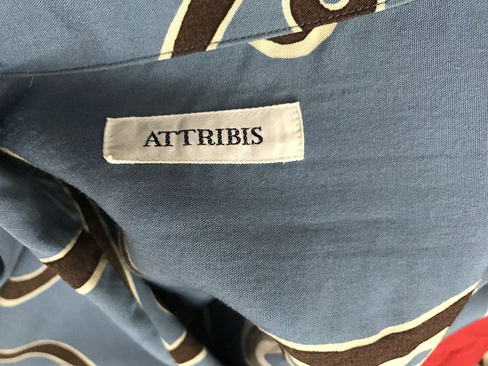 Japanese Brand ATTRIBIS Japan Fish Rayon Camp Collar Aloha Hawaiian Shirt Size US L / EU 52-54 / 3 - 11 Thumbnail