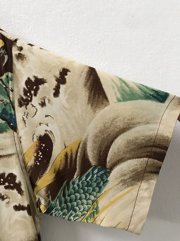 Japanese Brand SS Japan Big Dragon Mount Fuji Rayon Aloha Hawaiian Shirt Size US M / EU 48-50 / 2 - 11 Thumbnail