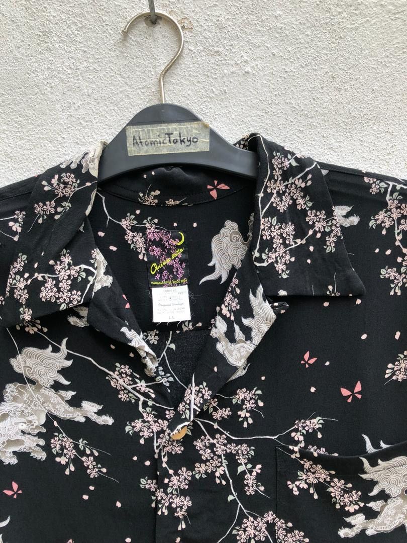 Japanese Brand Japan Brand Japanese Lion Rayon Hawaiian Shirt Size US L / EU 52-54 / 3 - 3 Thumbnail