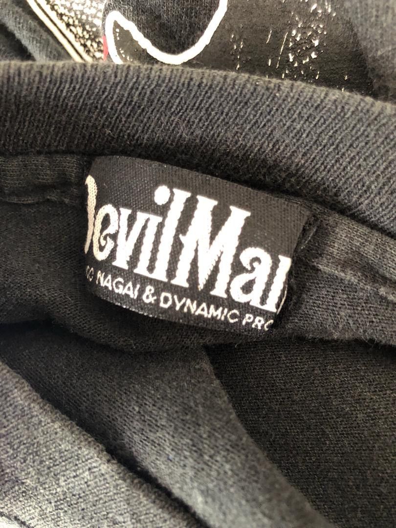 Japanese Brand × Vintage Vintage 90s Devil Man Japan Anime Black Faded Size US M / EU 48-50 / 2 - 10 Thumbnail