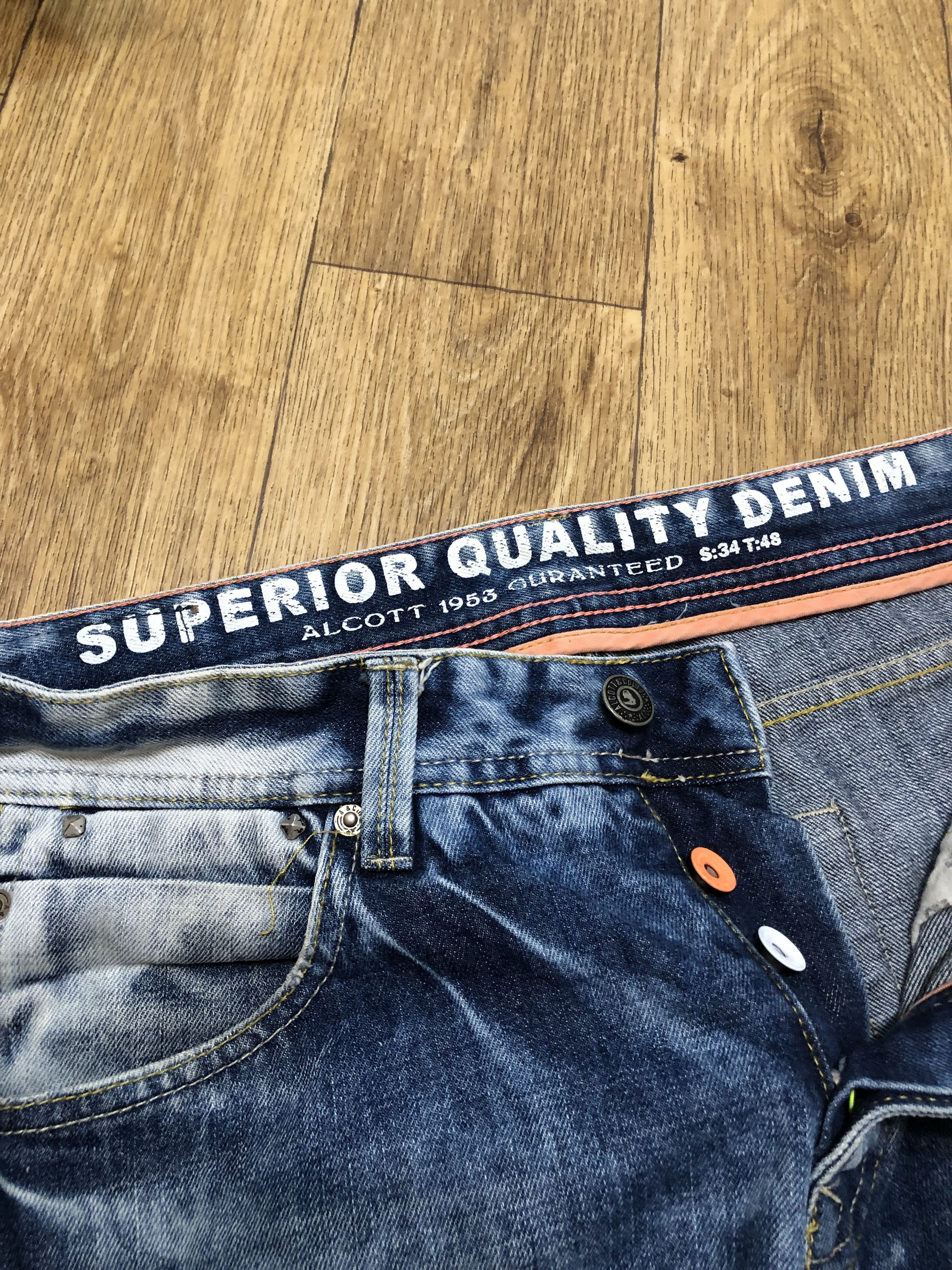 Denime Alcott Denim Jeans Size US 34 / EU 50 - 6 Thumbnail