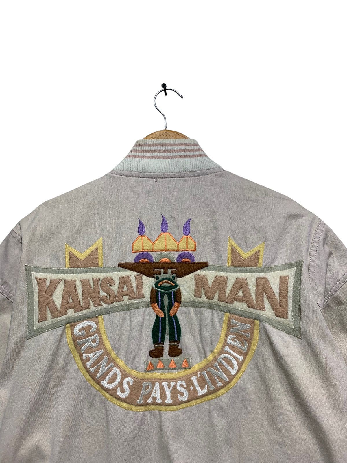 Kansai Yamamoto 🔥VTG 80S KANSAI MAN BOMBERS VARSITY JACKETS Size US M / EU 48-50 / 2 - 2 Thumbnail