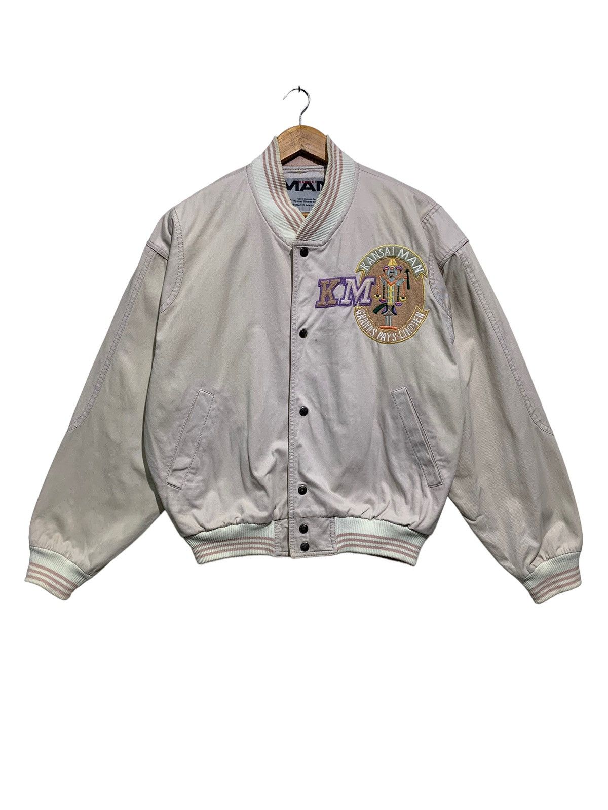 Kansai Yamamoto 🔥VTG 80S KANSAI MAN BOMBERS VARSITY JACKETS Size US M / EU 48-50 / 2 - 6 Thumbnail