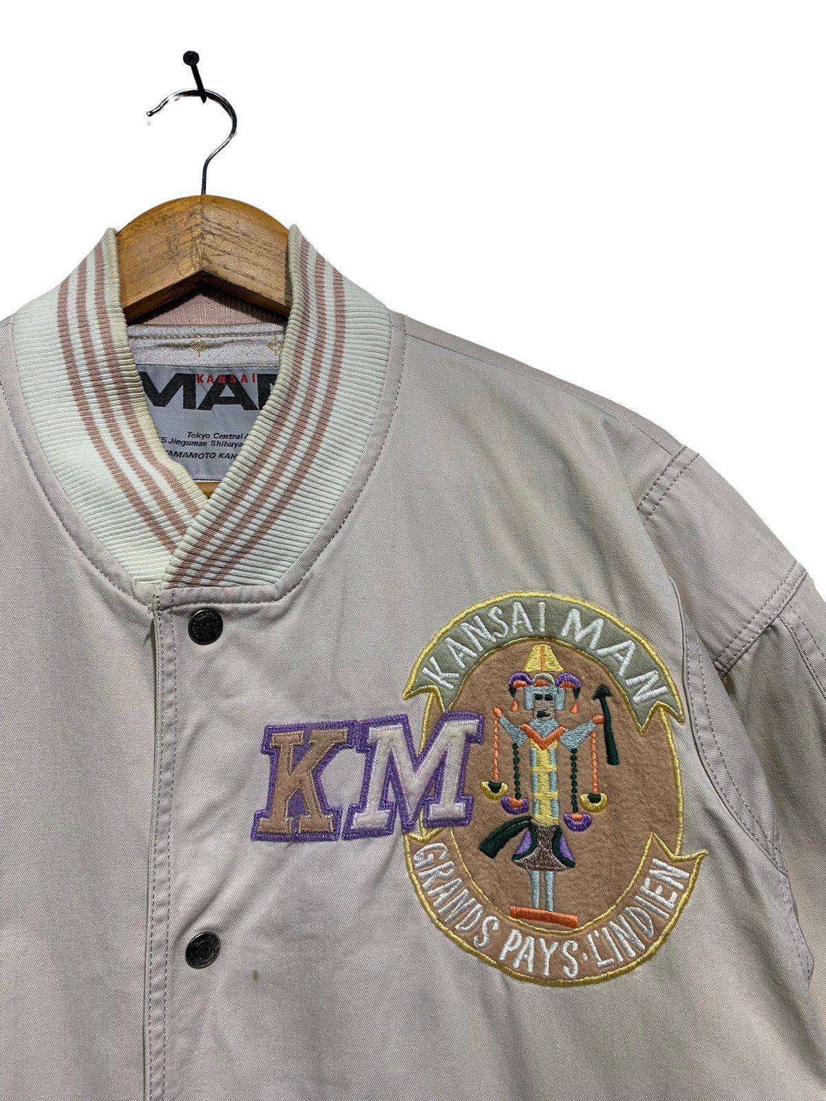 Kansai Yamamoto 🔥VTG 80S KANSAI MAN BOMBERS VARSITY JACKETS Size US M / EU 48-50 / 2 - 8 Thumbnail