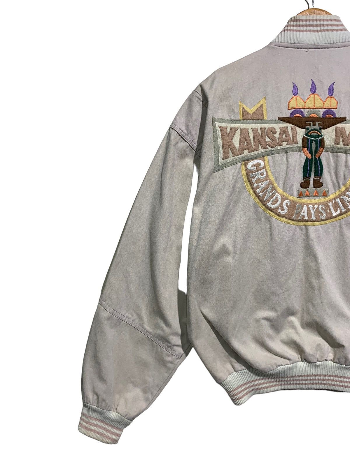 Kansai Yamamoto 🔥VTG 80S KANSAI MAN BOMBERS VARSITY JACKETS Size US M / EU 48-50 / 2 - 3 Thumbnail