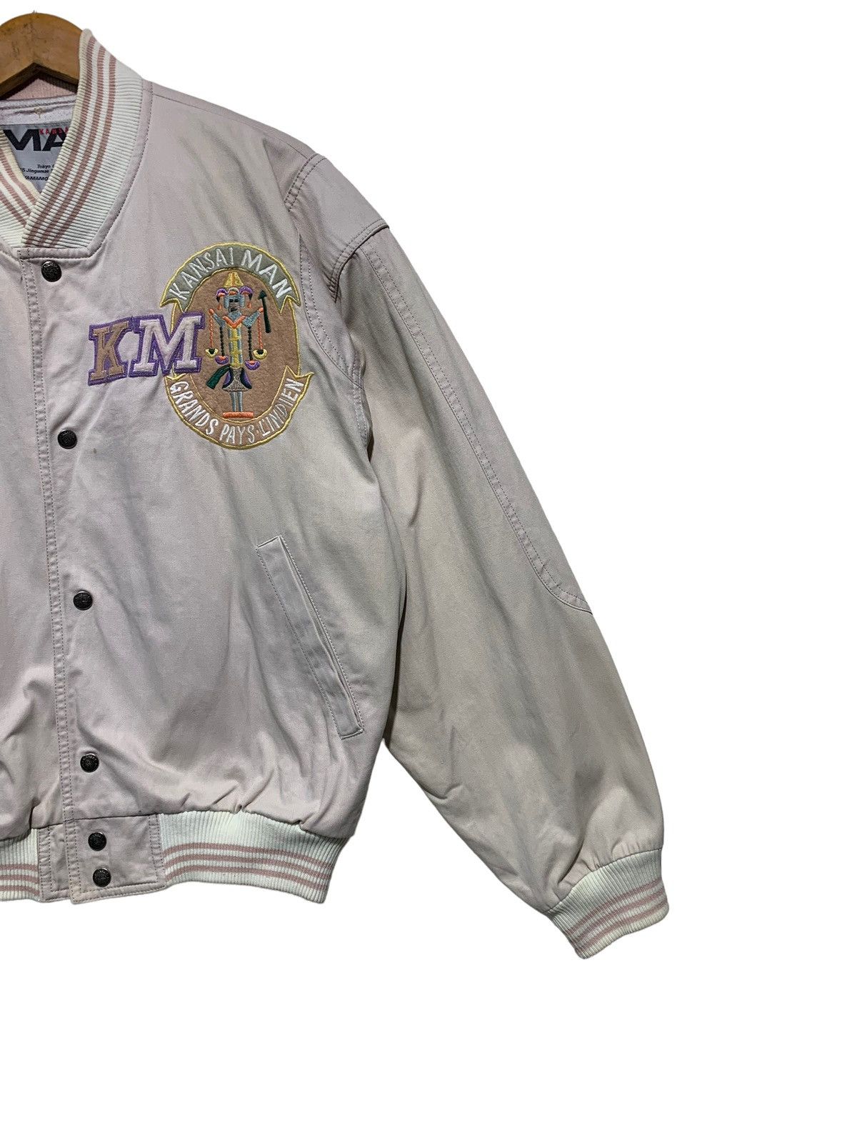 Kansai Yamamoto 🔥VTG 80S KANSAI MAN BOMBERS VARSITY JACKETS Size US M / EU 48-50 / 2 - 7 Thumbnail