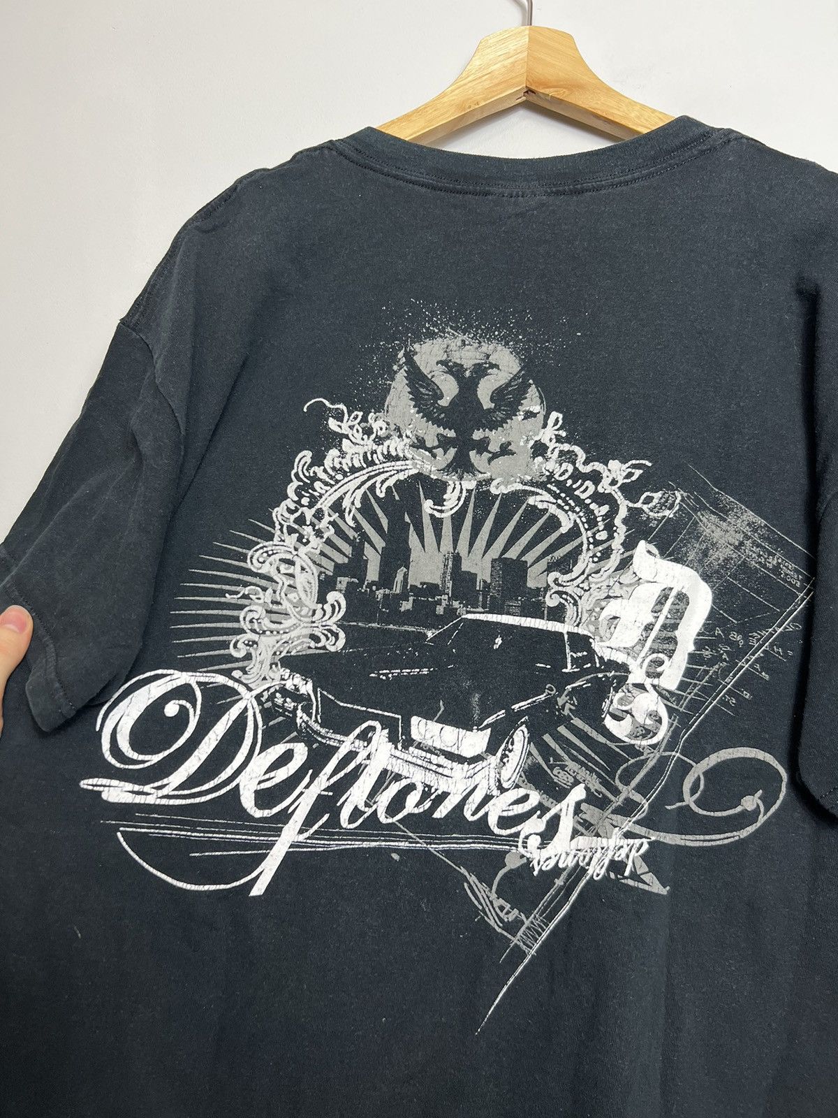 Band Tees Rare 00s Deftones Promo Vintage NuMetal Band Hoodie GTA Car Size US L / EU 52-54 / 3 - 3 Thumbnail