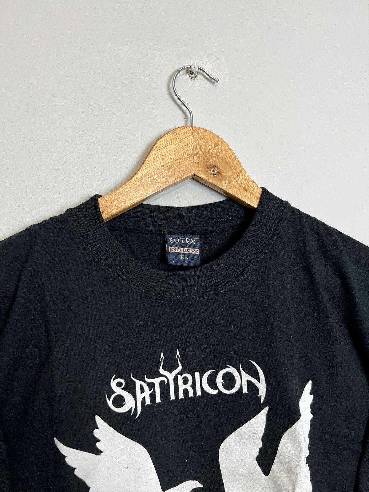 Rare Vintage 90s Satyricon Black Metal Band T Shirt
