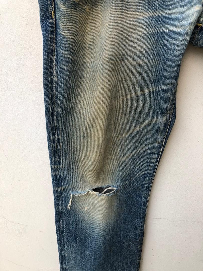 Hysteric Glamour × Vintage Vintage HG Japan Rips Distressed Selvedge Denim Jeans Size US 34 / EU 50 - 7 Thumbnail