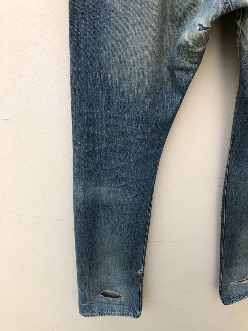 Hysteric Glamour × Vintage Vintage HG Japan Rips Distressed Selvedge Denim Jeans Size US 34 / EU 50 - 14 Thumbnail