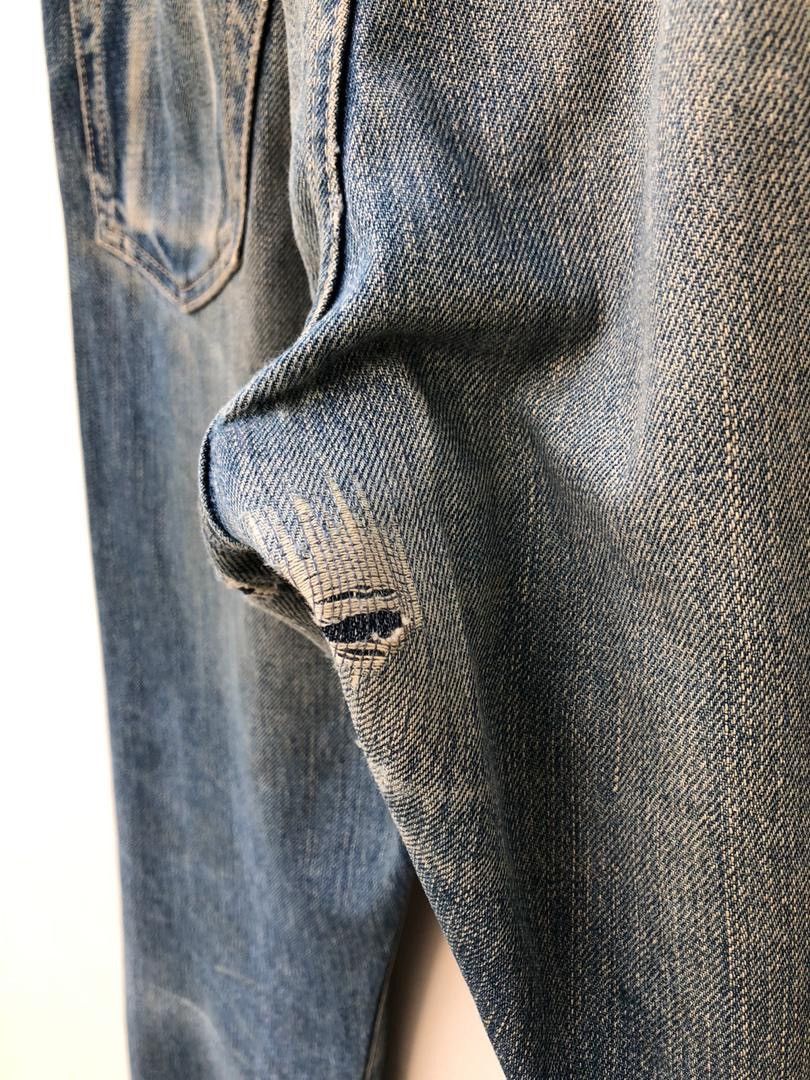 Hysteric Glamour × Vintage Vintage HG Japan Rips Distressed Selvedge Denim Jeans Size US 34 / EU 50 - 15 Thumbnail