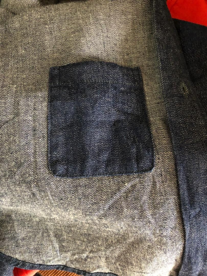 Blue Blue Japan × Okura Okura Arigato Japan Indigo Blue Denim Shirt Size US M / EU 48-50 / 2 - 9 Thumbnail