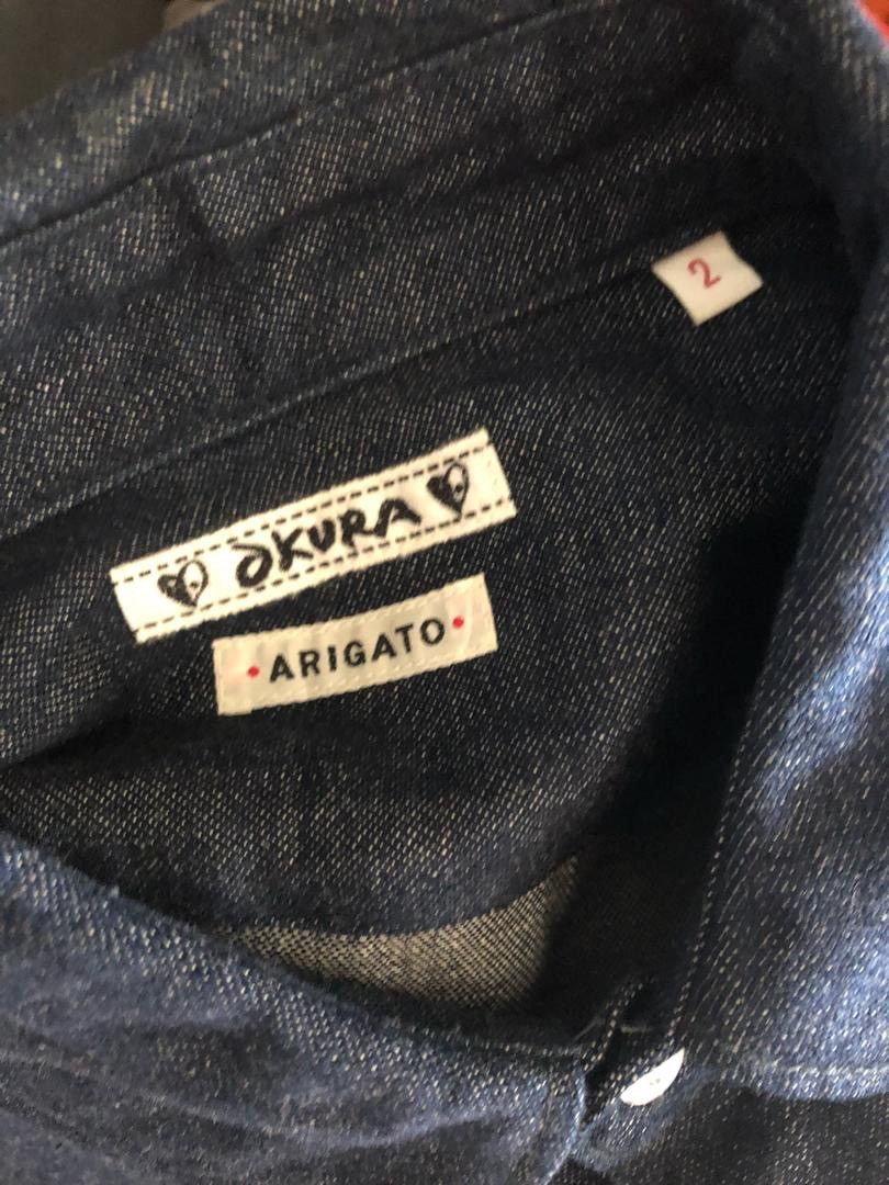 Blue Blue Japan × Okura Okura Arigato Japan Indigo Blue Denim Shirt Size US M / EU 48-50 / 2 - 10 Thumbnail
