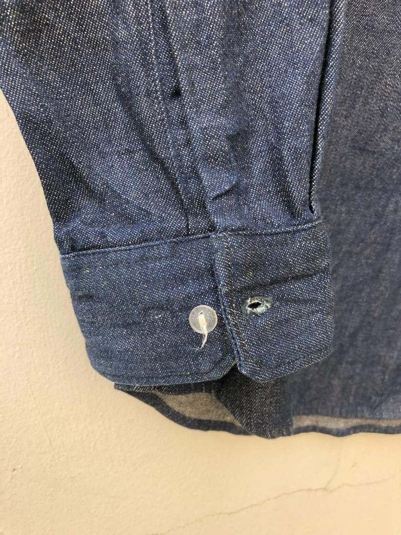 Blue Blue Japan × Okura Okura Arigato Japan Indigo Blue Denim Shirt Size US M / EU 48-50 / 2 - 5 Thumbnail