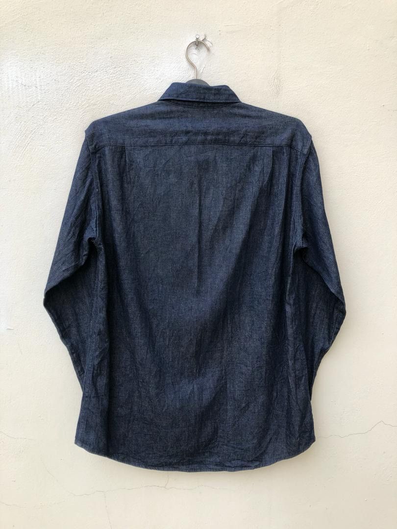 Blue Blue Japan × Okura Okura Arigato Japan Indigo Blue Denim Shirt Size US M / EU 48-50 / 2 - 6 Thumbnail