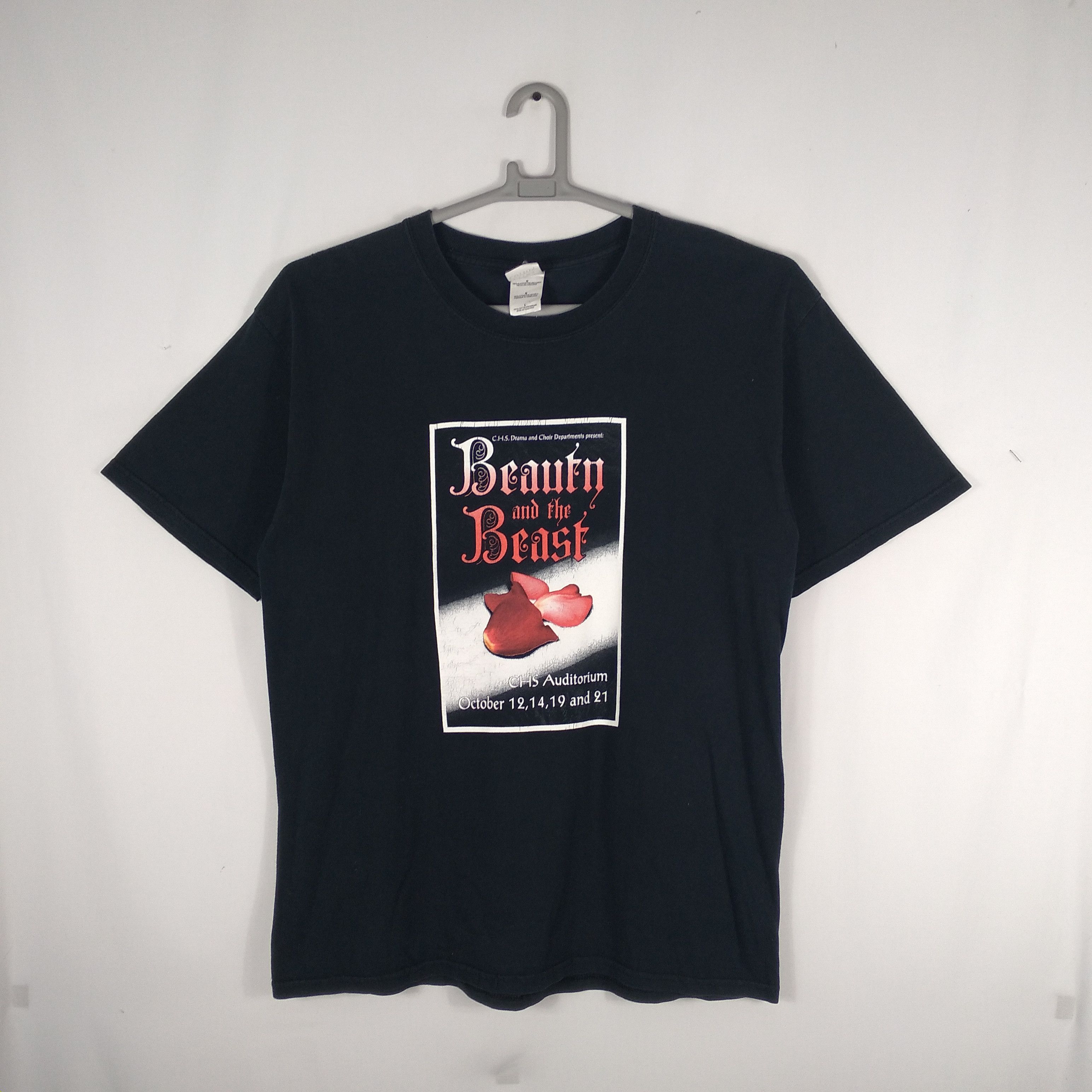 Vintage Vintage Beauty And The Beast Promo Poster Movie Tee Size US L / EU 52-54 / 3 - 1 Thumbnail