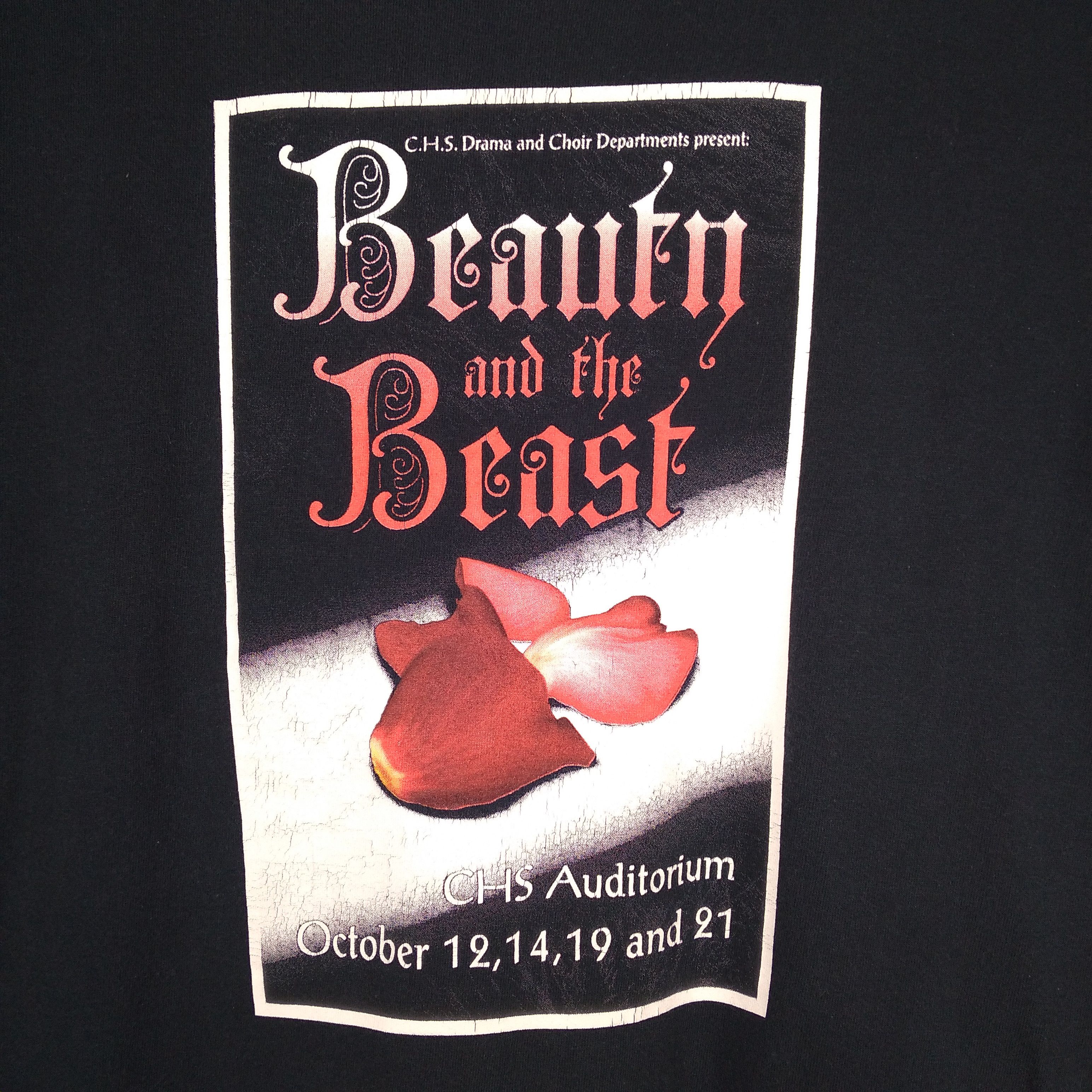 Vintage Vintage Beauty And The Beast Promo Poster Movie Tee Size US L / EU 52-54 / 3 - 2 Thumbnail