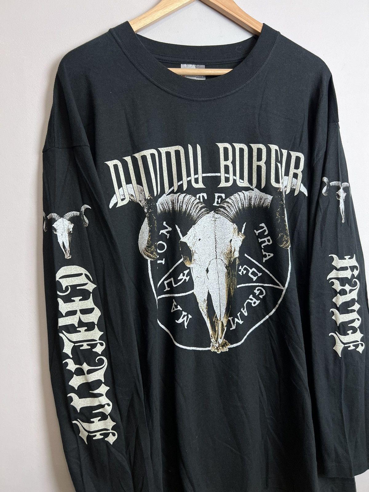 Band Tees Rare Vintage Dimmu Borgir 00s Metal Band T-Shirt Death Cult Size US XL / EU 56 / 4 - 3 Thumbnail