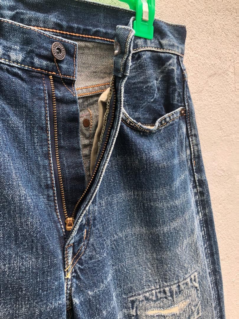 Kapital × Kapital Kountry Kapital Cactus Blue Hand Redline Selvedge Boro Denim Size US 29 - 9 Thumbnail