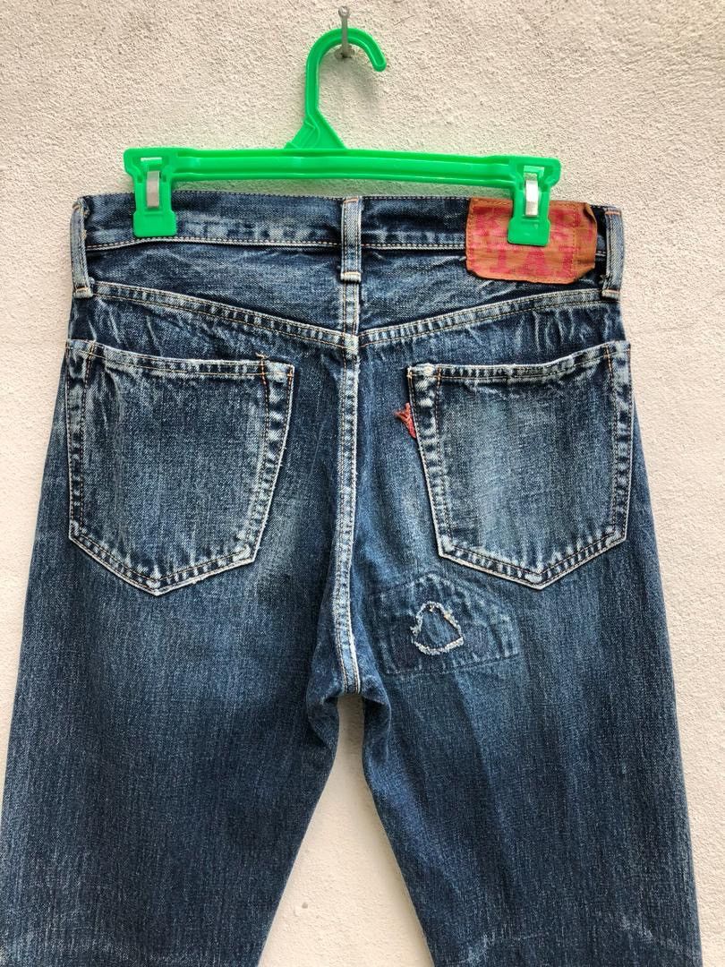 Kapital × Kapital Kountry Kapital Cactus Blue Hand Redline Selvedge Boro Denim Size US 29 - 14 Thumbnail