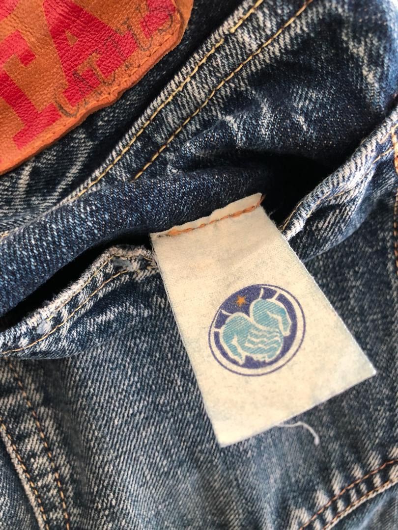 Kapital × Kapital Kountry Kapital Cactus Blue Hand Redline Selvedge Boro Denim Size US 29 - 20 Thumbnail