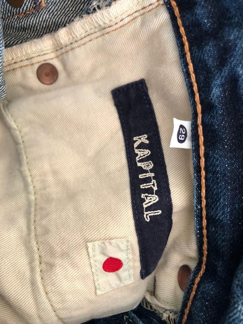 Kapital × Kapital Kountry Kapital Cactus Blue Hand Redline Selvedge Boro Denim Size US 29 - 17 Thumbnail
