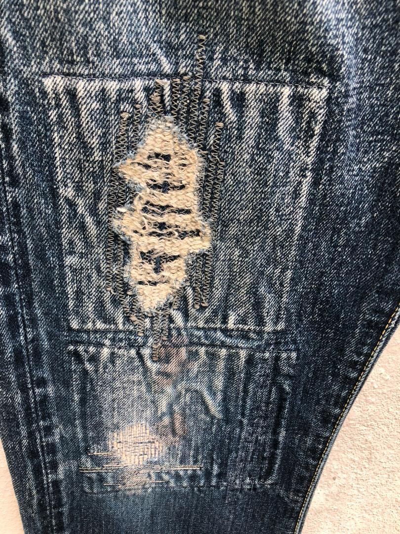 Kapital × Kapital Kountry Kapital Cactus Blue Hand Redline Selvedge Boro Denim Size US 29 - 6 Thumbnail