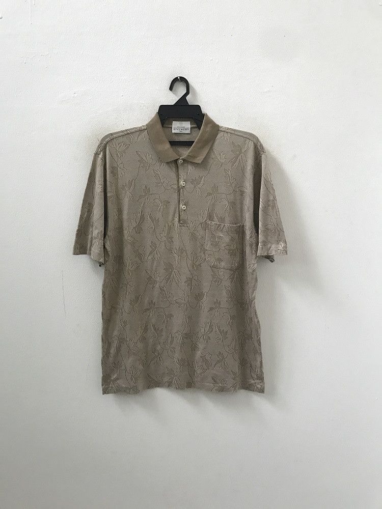 Givenchy Givenchy Paris Gentlemen Made in Italy Floral Polo Shirt Size US M / EU 48-50 / 2 - 2 Thumbnail