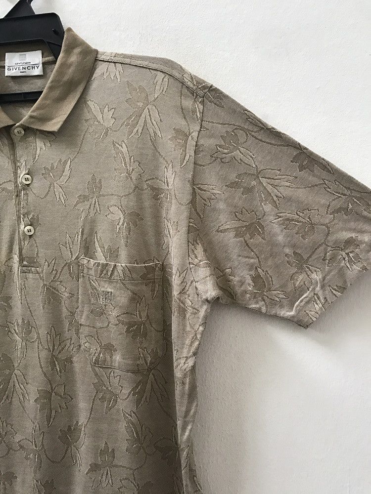 Givenchy Givenchy Paris Gentlemen Made in Italy Floral Polo Shirt Size US M / EU 48-50 / 2 - 4 Thumbnail