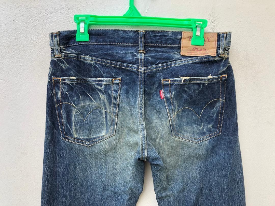 Hysteric Glamour × Vintage Vintage HG Japan Love Buzz Distressed Denim Nirvana Tribute Size US 30 / EU 46 - 12 Thumbnail