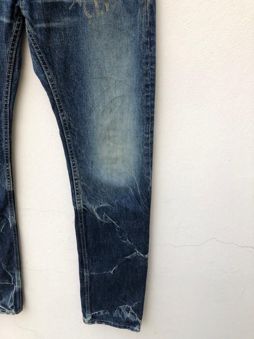 Hysteric Glamour × Vintage Vintage HG Japan Love Buzz Distressed Denim Nirvana Tribute Size US 30 / EU 46 - 7 Thumbnail