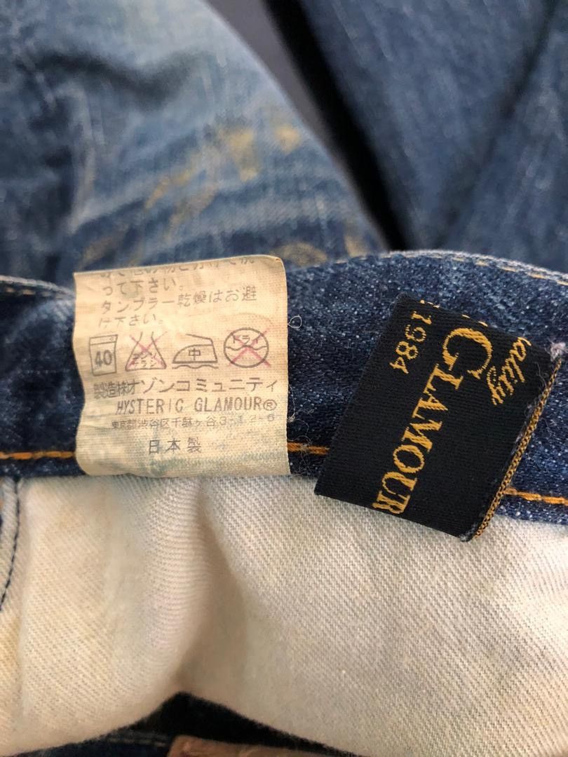 Hysteric Glamour × Vintage Vintage HG Japan Love Buzz Distressed Denim Nirvana Tribute Size US 30 / EU 46 - 16 Thumbnail