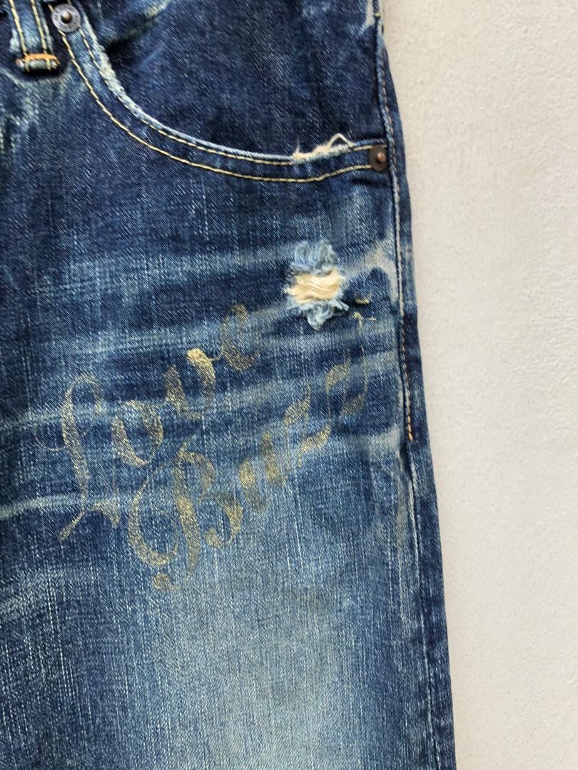 Hysteric Glamour × Vintage Vintage HG Japan Love Buzz Distressed Denim Nirvana Tribute Size US 30 / EU 46 - 3 Thumbnail