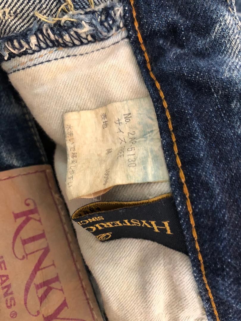 Hysteric Glamour × Vintage Vintage HG Japan Love Buzz Distressed Denim Nirvana Tribute Size US 30 / EU 46 - 17 Thumbnail