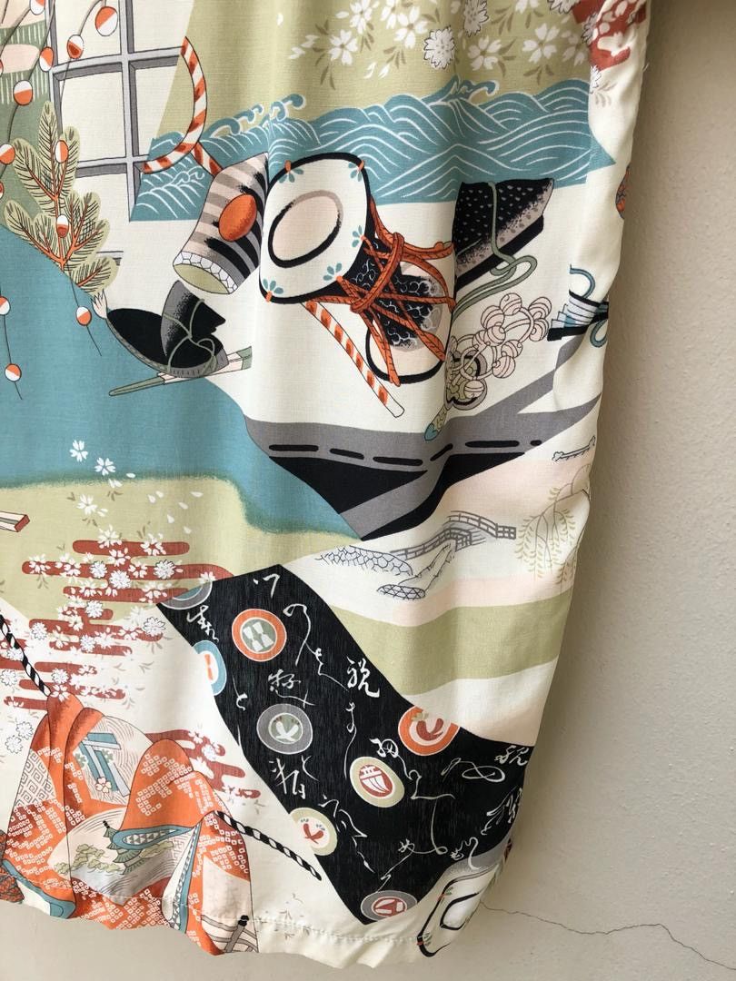 Japanese Brand Dagmont Farm Japan Asia Pattern Japanese Traditional Rayon Size US L / EU 52-54 / 3 - 10 Thumbnail