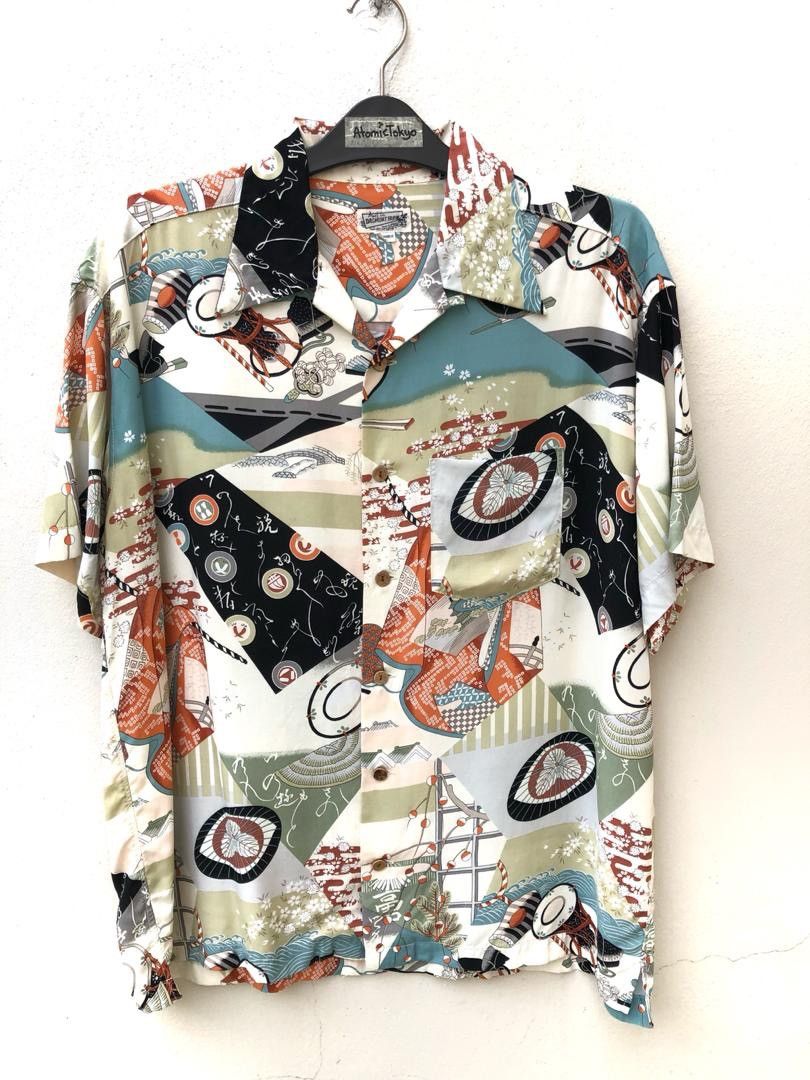 Japanese Brand Dagmont Farm Japan Asia Pattern Japanese Traditional Rayon Size US L / EU 52-54 / 3 - 1 Thumbnail