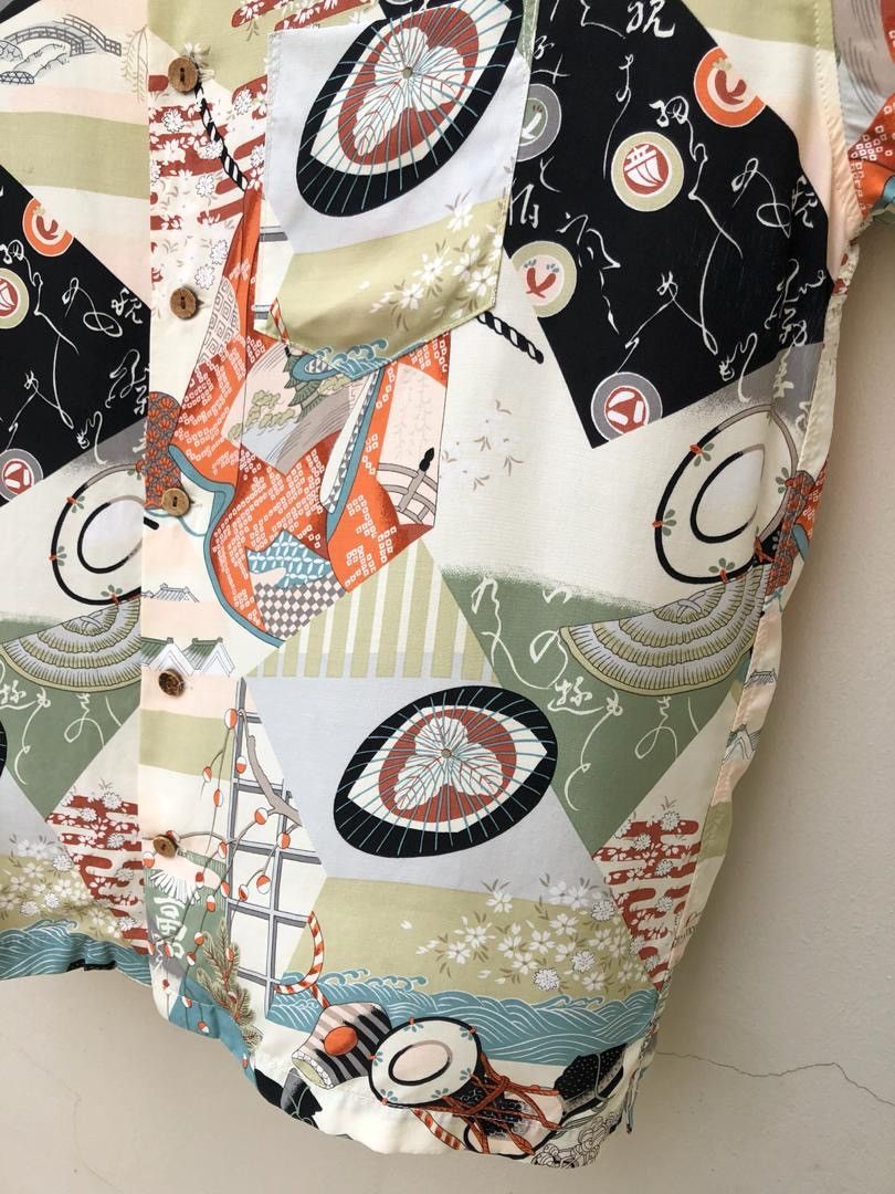 Japanese Brand Dagmont Farm Japan Asia Pattern Japanese Traditional Rayon Size US L / EU 52-54 / 3 - 7 Thumbnail
