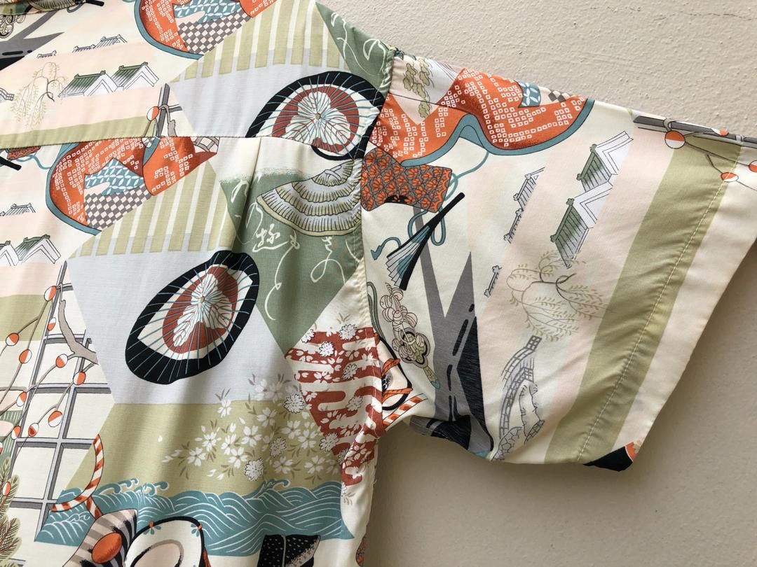Japanese Brand Dagmont Farm Japan Asia Pattern Japanese Traditional Rayon Size US L / EU 52-54 / 3 - 11 Thumbnail