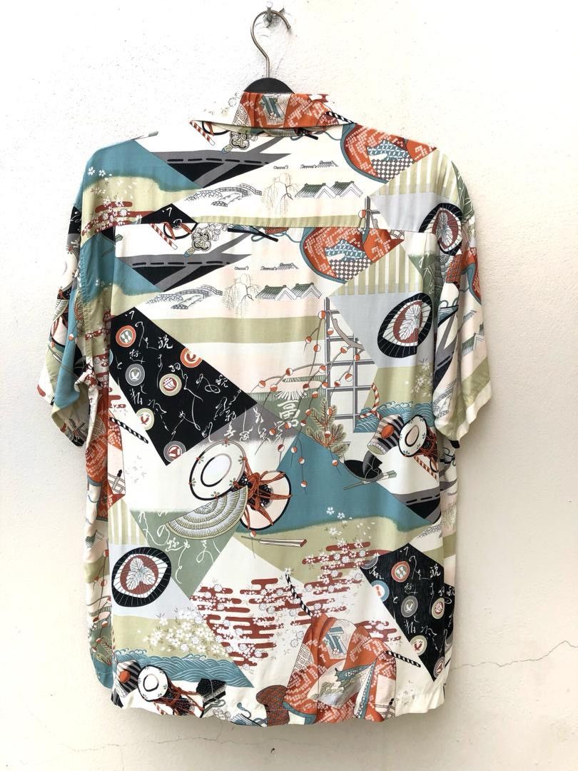 Japanese Brand Dagmont Farm Japan Asia Pattern Japanese Traditional Rayon Size US L / EU 52-54 / 3 - 8 Thumbnail