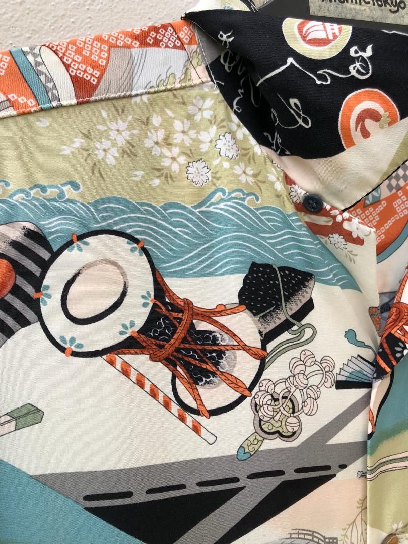 Japanese Brand Dagmont Farm Japan Asia Pattern Japanese Traditional Rayon Size US L / EU 52-54 / 3 - 3 Thumbnail