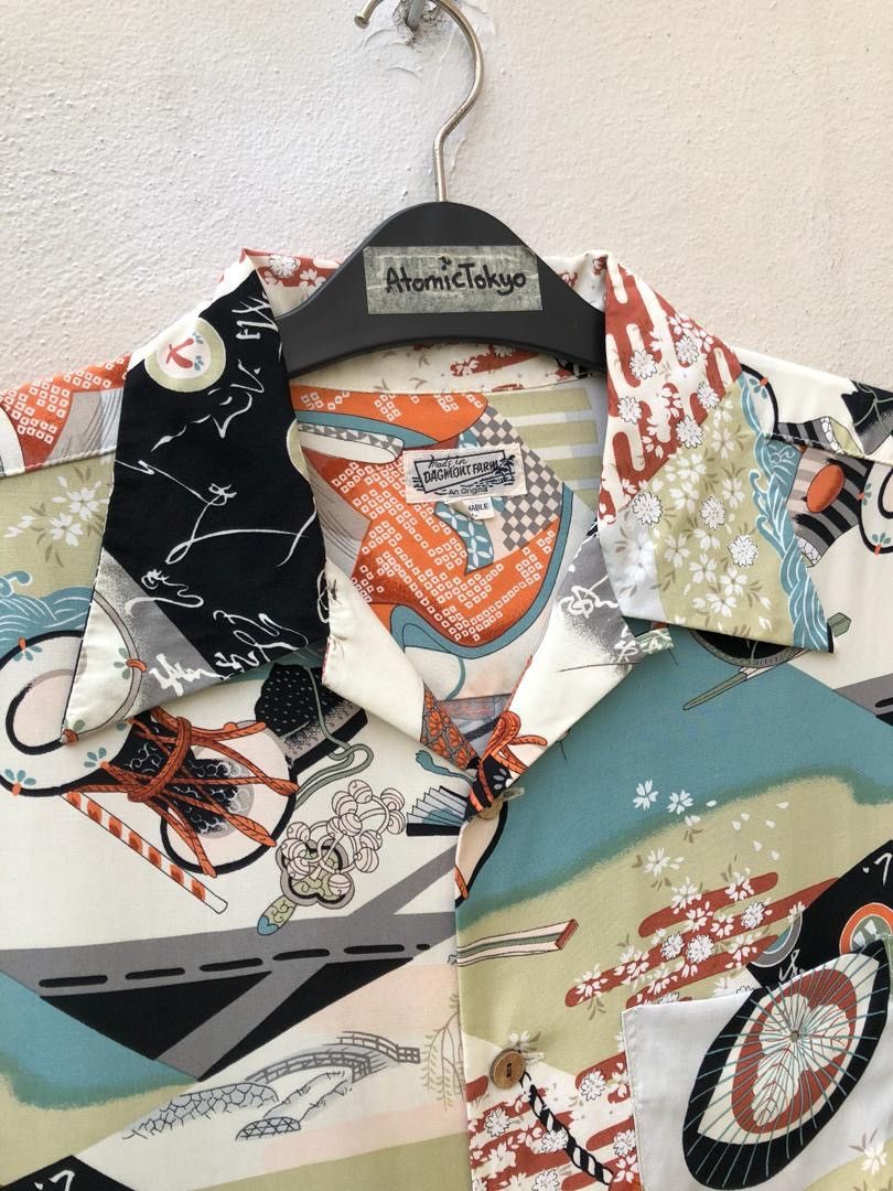 Japanese Brand Dagmont Farm Japan Asia Pattern Japanese Traditional Rayon Size US L / EU 52-54 / 3 - 4 Thumbnail