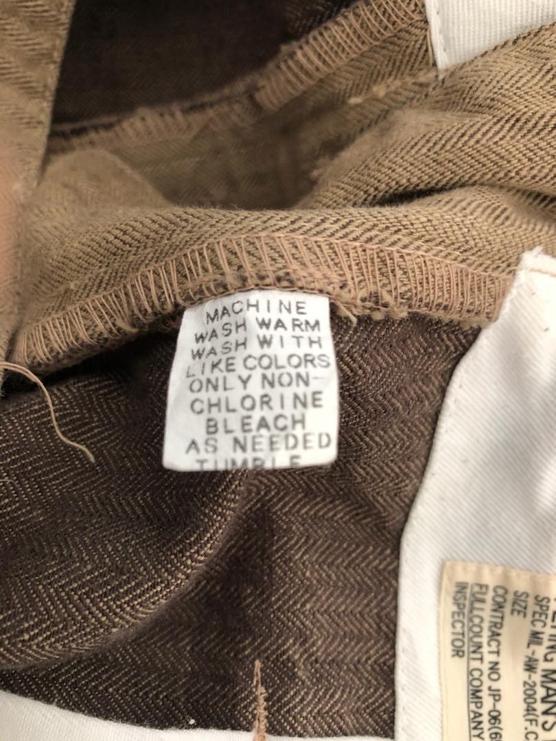 Full Count & Co. × Vintage Vintage Full Count Japan HBT Bondage Parachute Cargo Size US 32 / EU 48 - 16 Thumbnail