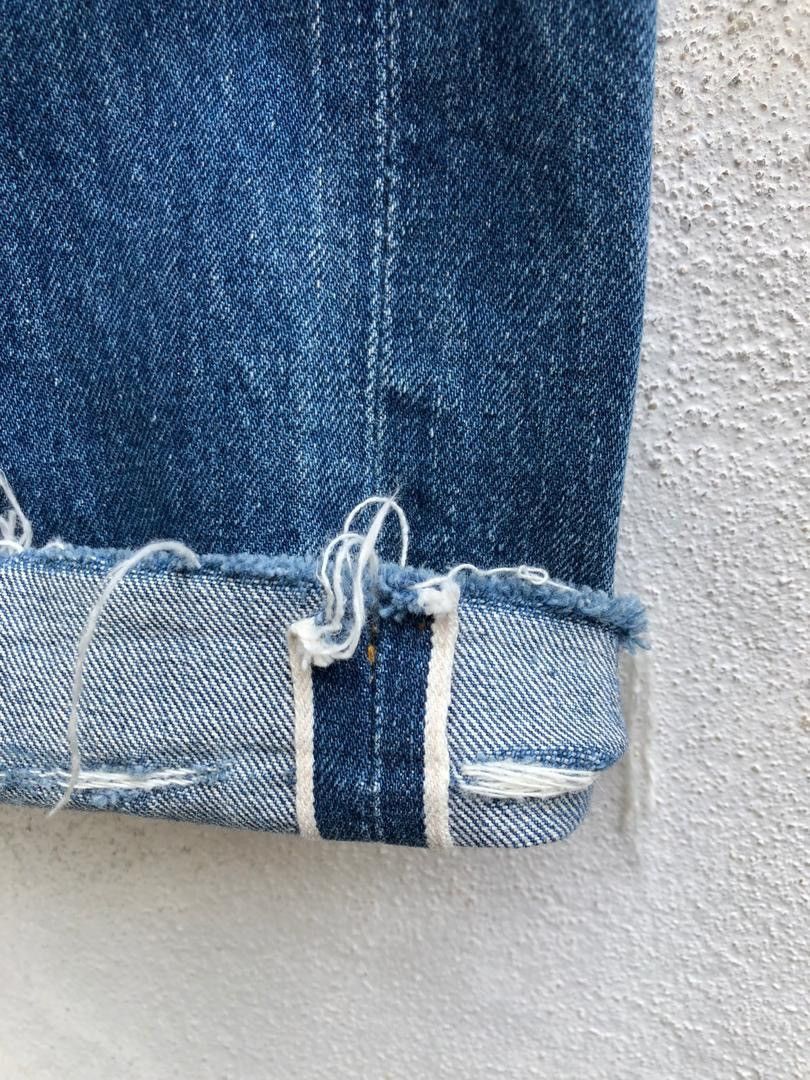 Levi's Vintage Clothing LVC Levi’s Big 501XX E #555 Patchwork Damaged Rips Size US 32 / EU 48 - 7 Thumbnail
