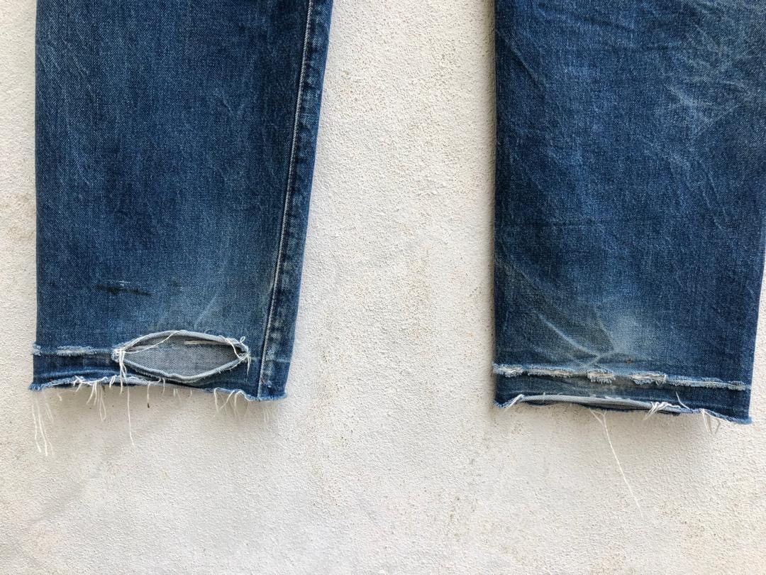 Levi's Vintage Clothing LVC Levi’s Big 501XX E #555 Patchwork Damaged Rips Size US 32 / EU 48 - 15 Thumbnail