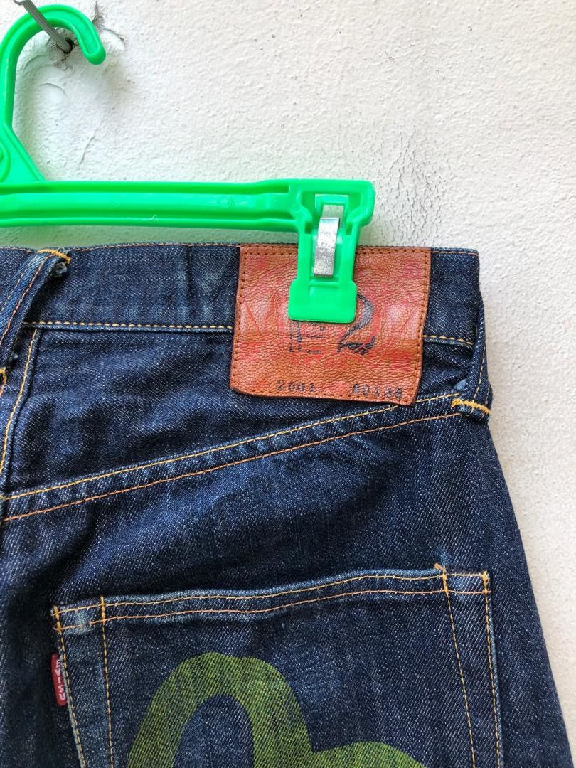 Evisu × Vintage Vintage 2001 Evisu Japan Selvedge Denim Jeans Size US 30 / EU 46 - 7 Thumbnail