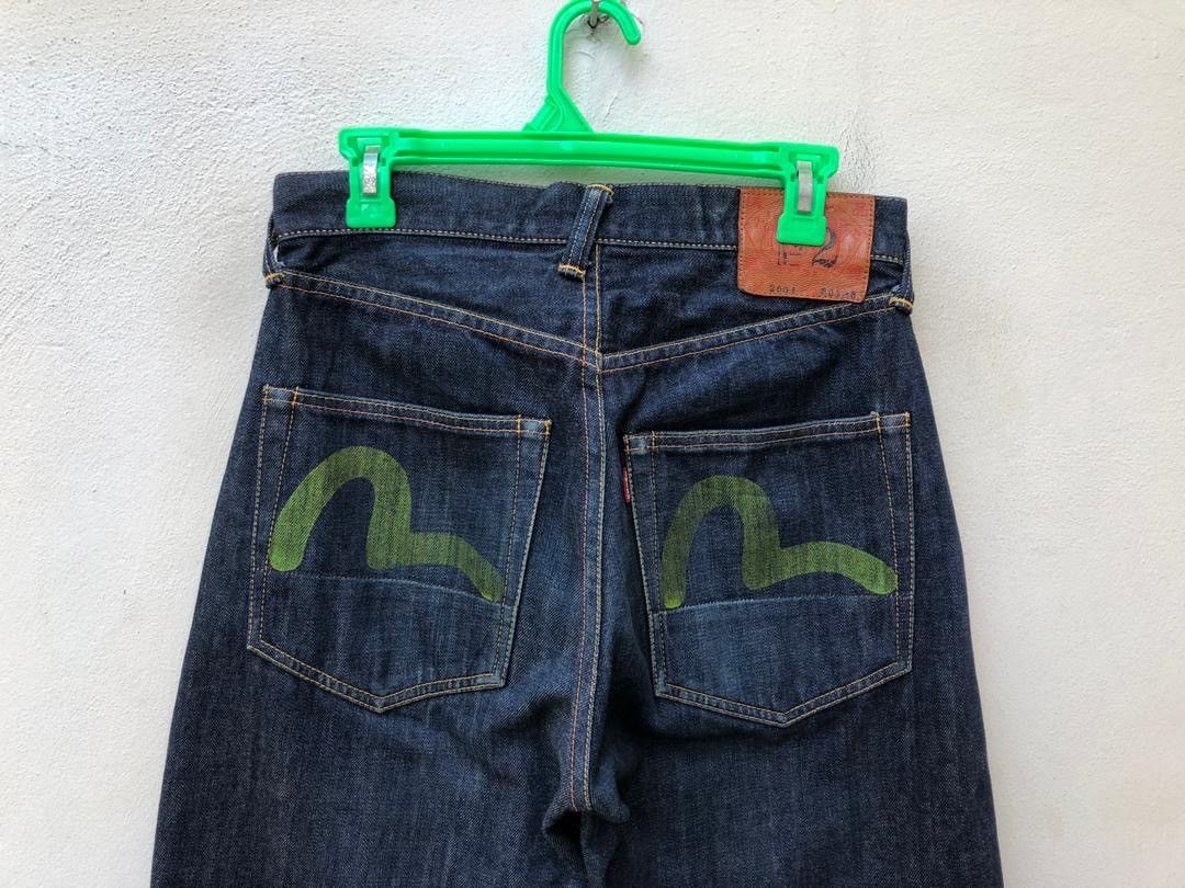 Evisu × Vintage Vintage 2001 Evisu Japan Selvedge Denim Jeans Size US 30 / EU 46 - 2 Thumbnail