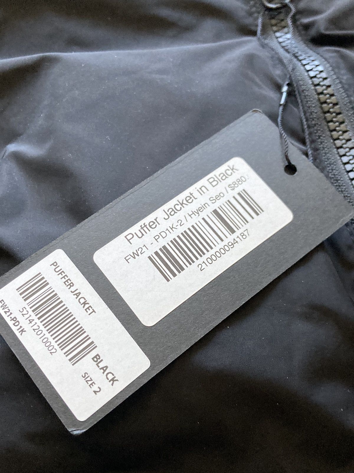 Hyein Seo Asymmetric Oversized Paneled Puffer Jacket Size US M / EU 48-50 / 2 - 7 Thumbnail