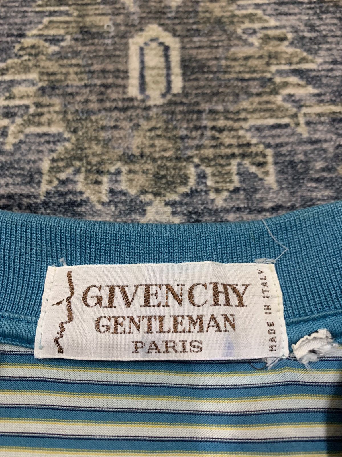 Givenchy × Vintage Vintage 90’s Givenchy Gentleman Paris Stripes Button Shirt Size US L / EU 52-54 / 3 - 4 Thumbnail
