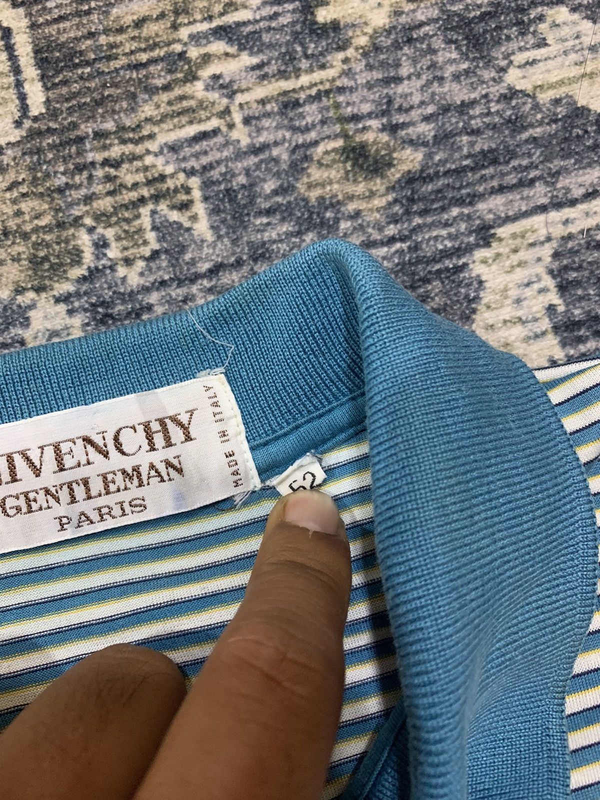 Givenchy × Vintage Vintage 90’s Givenchy Gentleman Paris Stripes Button Shirt Size US L / EU 52-54 / 3 - 5 Thumbnail